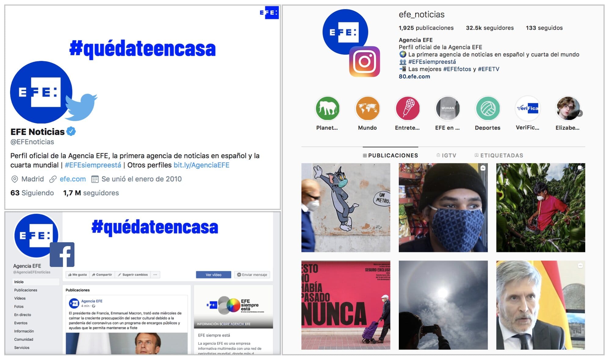 EFE redes sociales