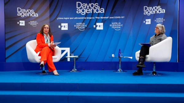 Gran acogida del I Foro de Davos virtual de EFE sobre la economía latinoamericana