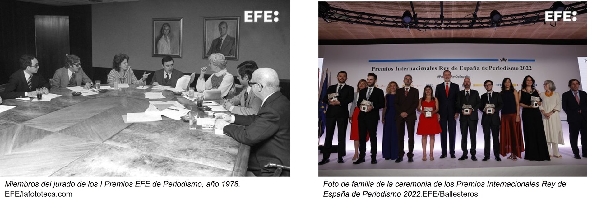 Premios EFE de Periodismo y Premios Internacionales Rey de España de Periodismo