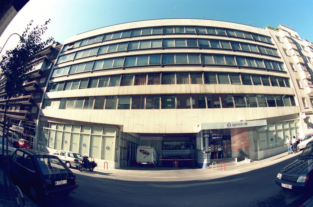En la fotografía sede central de la Agencia EFE en la calle Espronceda nº 32 de Madrid. EFE/José Velasco/rba