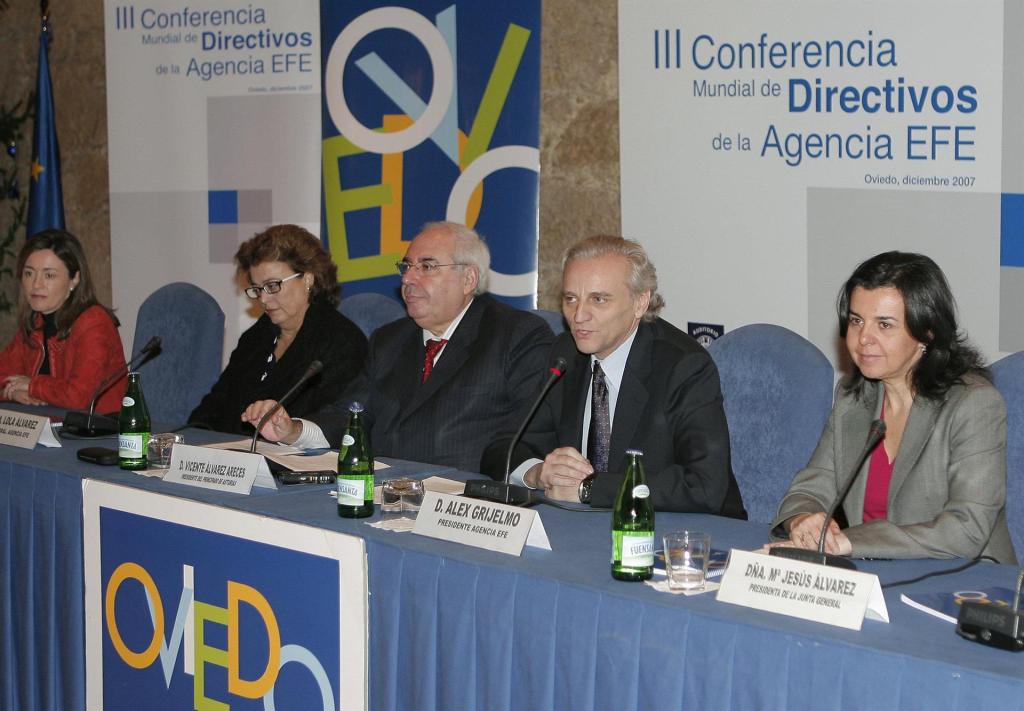 OVIEDO, 11 12 07 - Inauguración de la III Conferencia Mundial de Directivos de la Agencia EFE, en la que participa cerca de un centenar de altos cargos procedentes de España y del resto del mundo. EFE/J.L. Cereijido