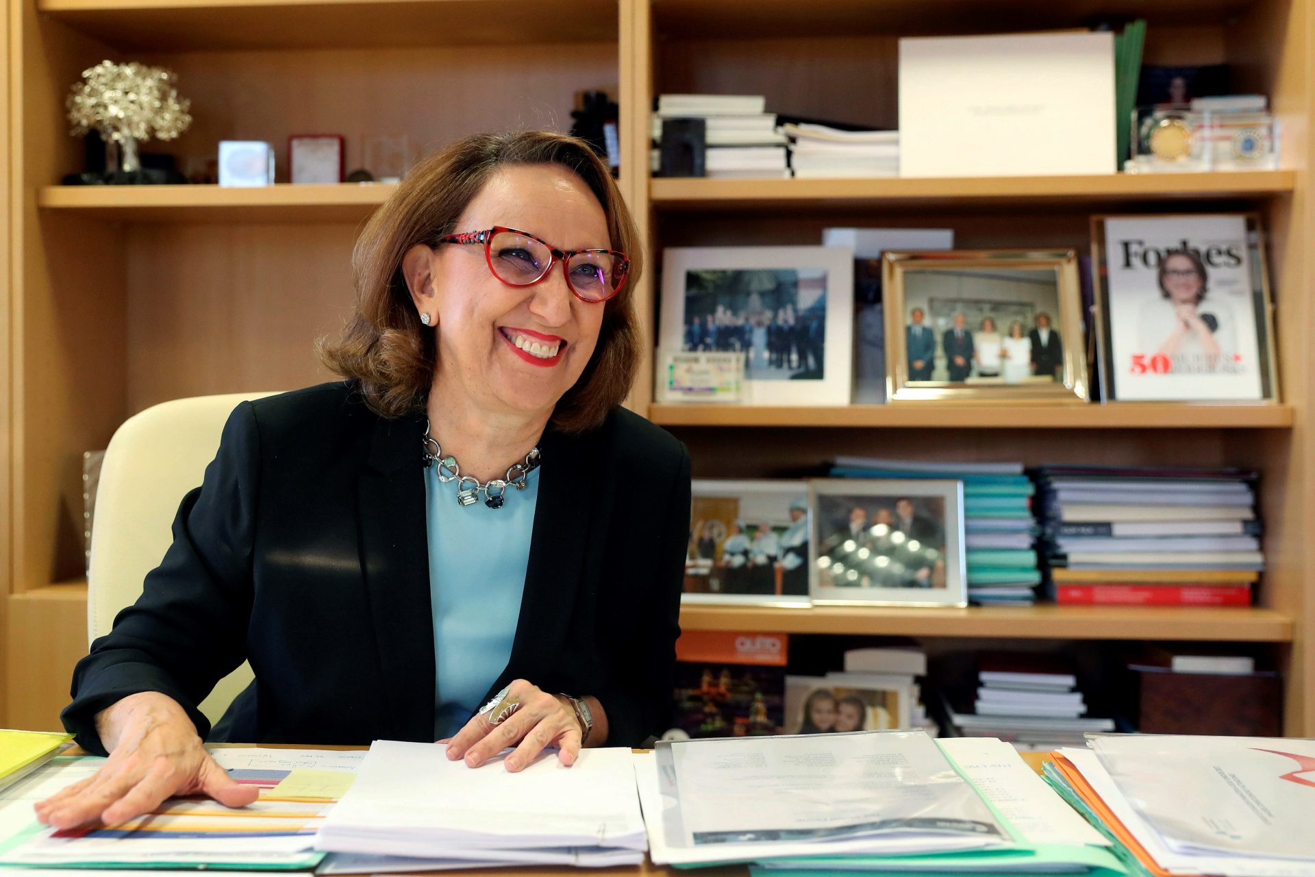 MADRID, 3/12/2017.-La secretaria general iberoamericana, Rebeca Grynspan, que procede del mundo del desarrollo y la cooperación, durante la entrevista con Efe en la que sostiene que los Objetivos de Desarrollo Sostenible (ODS) marcarán la Cumbre Iberoamericana de Guatemala en 2018. EFE/Kiko Huesca