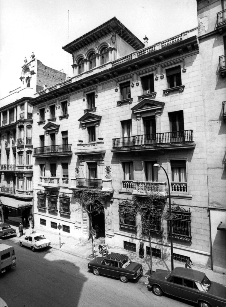 Madrid, Año 1969.- Sede de la Agencia Efe en la calle Ayala nº 5 (Foto sin fecha, hacia 1969). EFE/svb.