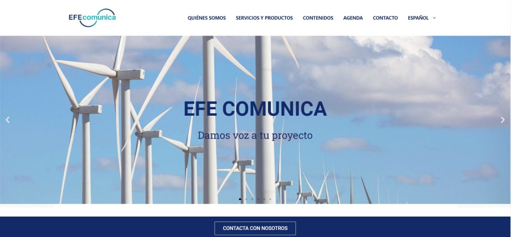Web de EFE Comunica