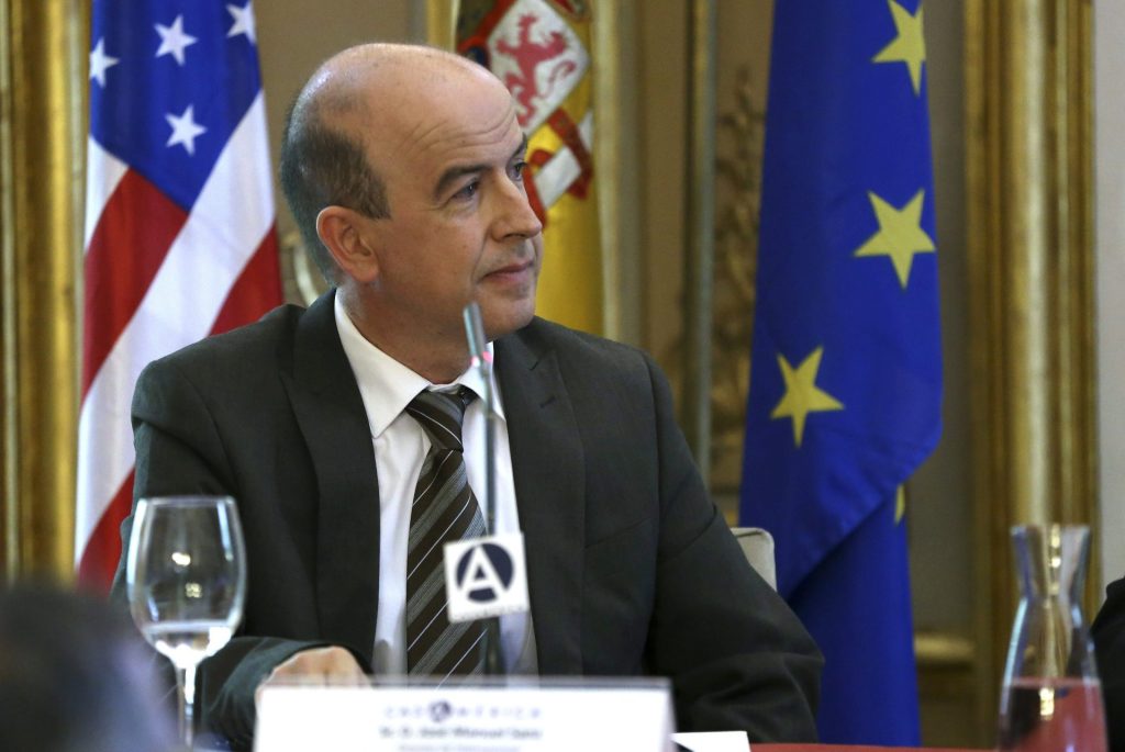 MADRID, 22/07/2015.- El director de Internacional de Efe, José Manuel Sanz, durante su participación en una Tribuna Americana organizada por la Agencia EFE y Casa de América, hoy Madrid. EFE/Chema Moya
