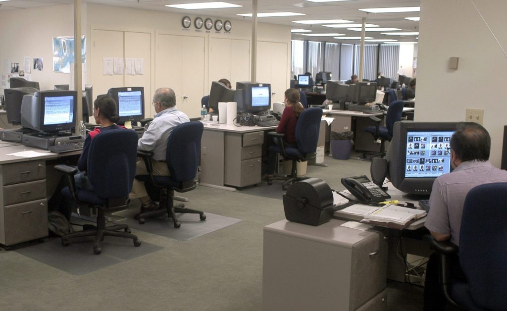 MIAMI.16.09.02.Sede central de la redacción del servicio iberoamericano de fotografía cuya distribución internacional pone hoy en marcha la Agencia EFE desde Miami.El nuevo servicio,bautizado con el nombre de Unión Gráfica Internacional (UGI),reúne la producción gráfica de los principales medios informativos del continente americano y trabajará sobre todos los acontecimientos más importantes del mundo hispano de los Estados Unidos,de los países de Iberoamérica y España.EFE/