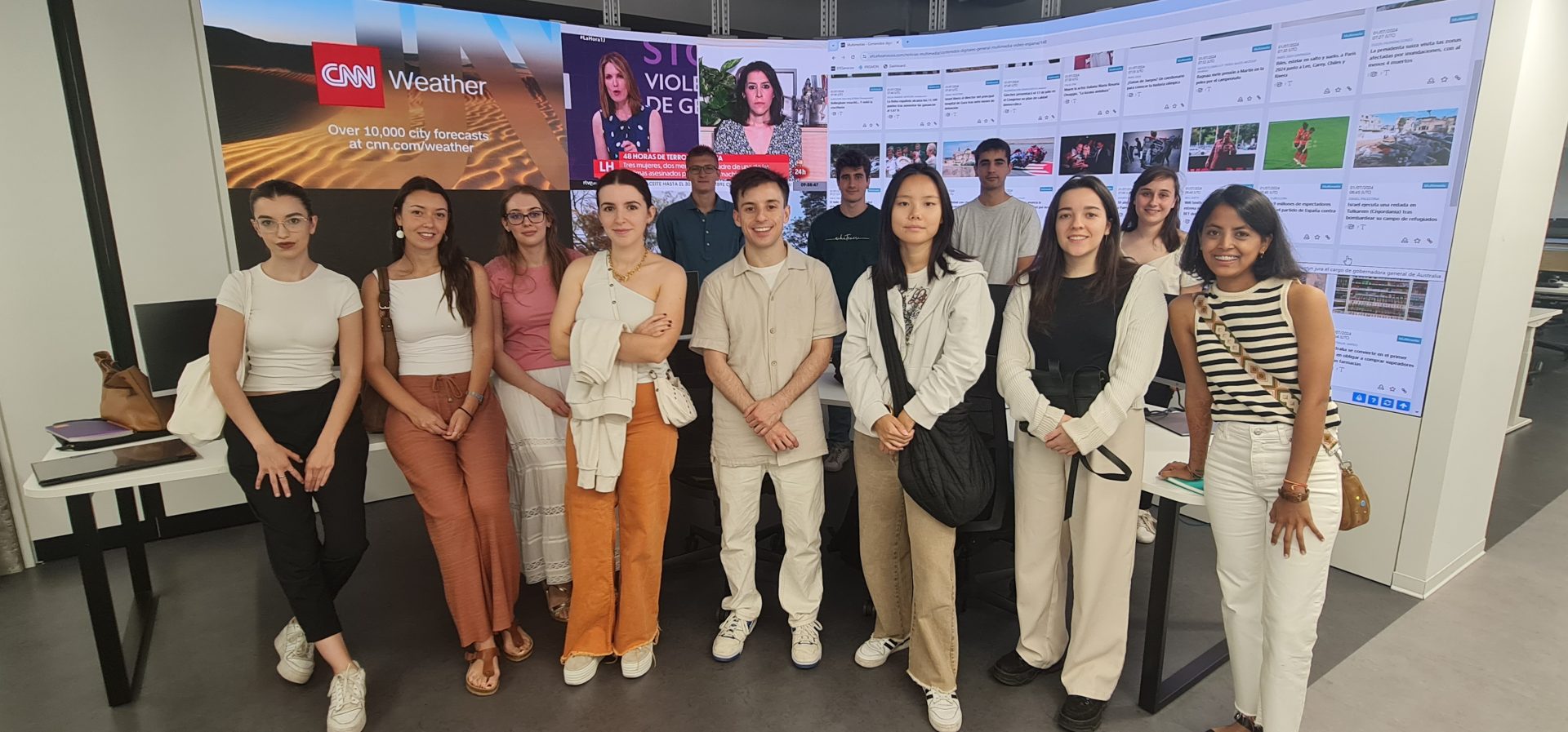 Alumnos prácticas de verano Agencia EFE