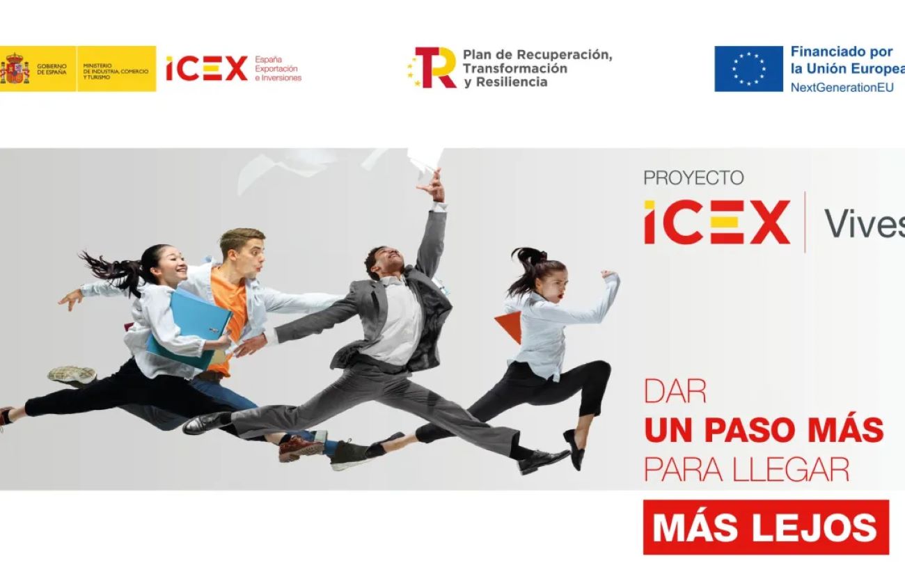 Cartel programa de formación Icex Vives