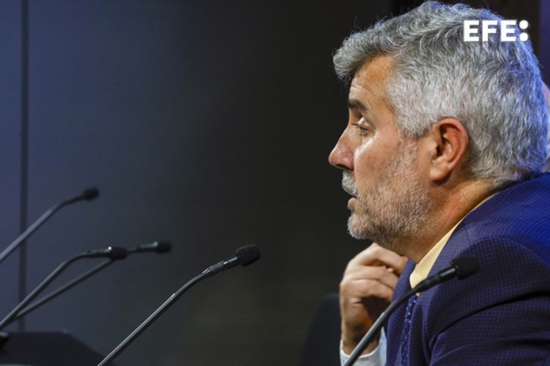 Madrid, 27/11/2024.- El presidente de la Agencia EFE, Miguel Ángel Oliver participa en la presentación de la jornada “¿Cómo serán los medios de comunicación del futuro?”, celebrada en el CaixaForum de Madrid. EFE/ Zipi Aragón