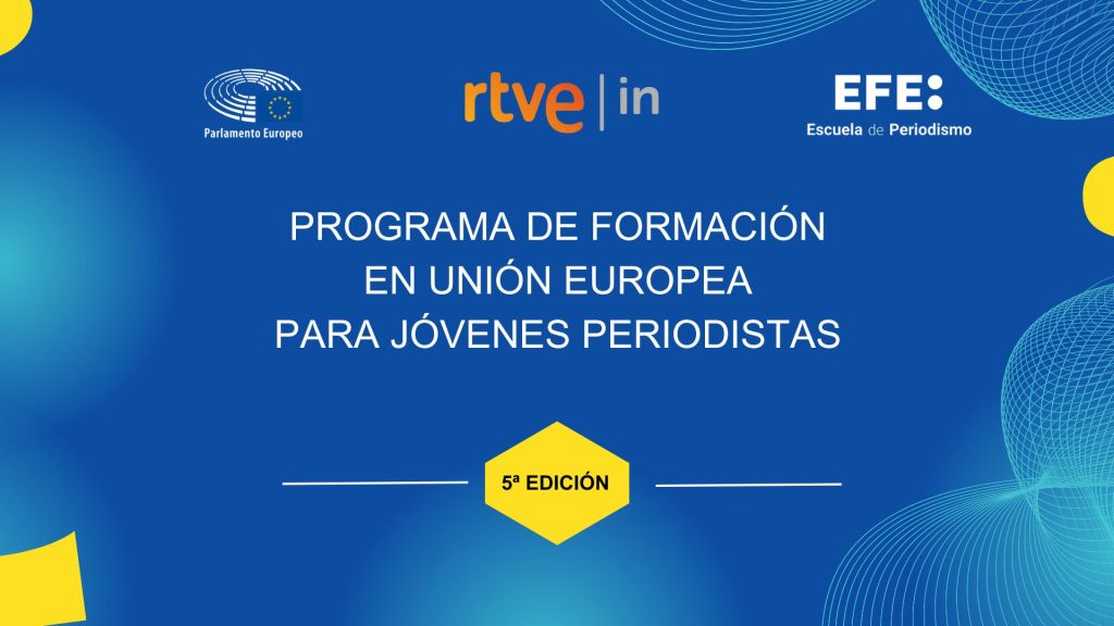 Cartel-V edición del Programa de Formación en Unión Europea (UE)