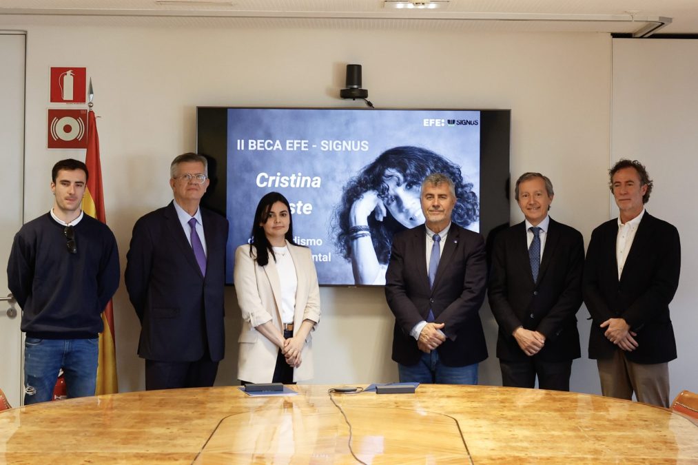 EFE y SIGNUS renuevan la beca “Cristina Yuste” de Periodismo Ambiental