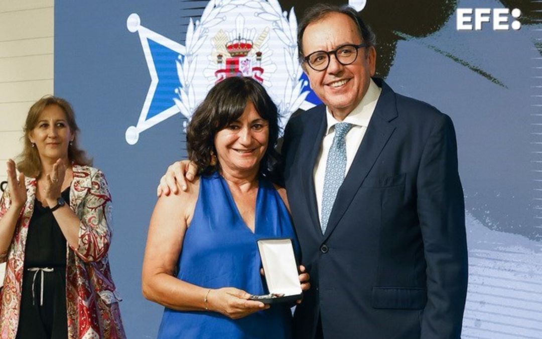 Sagrario Ortega, premio a una vida dedicada a informar sobre seguridad