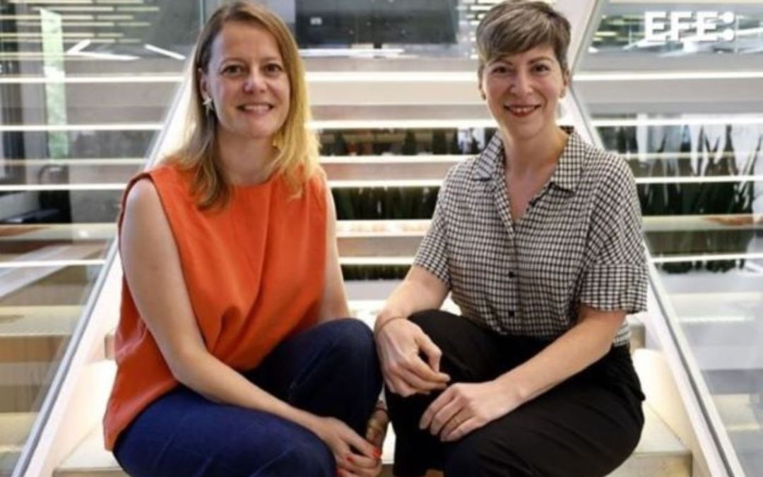 María Vicente y Nuria Cano de la Agencia EFE, premiadas por el Colegio Oficial de Gestores Administrativos