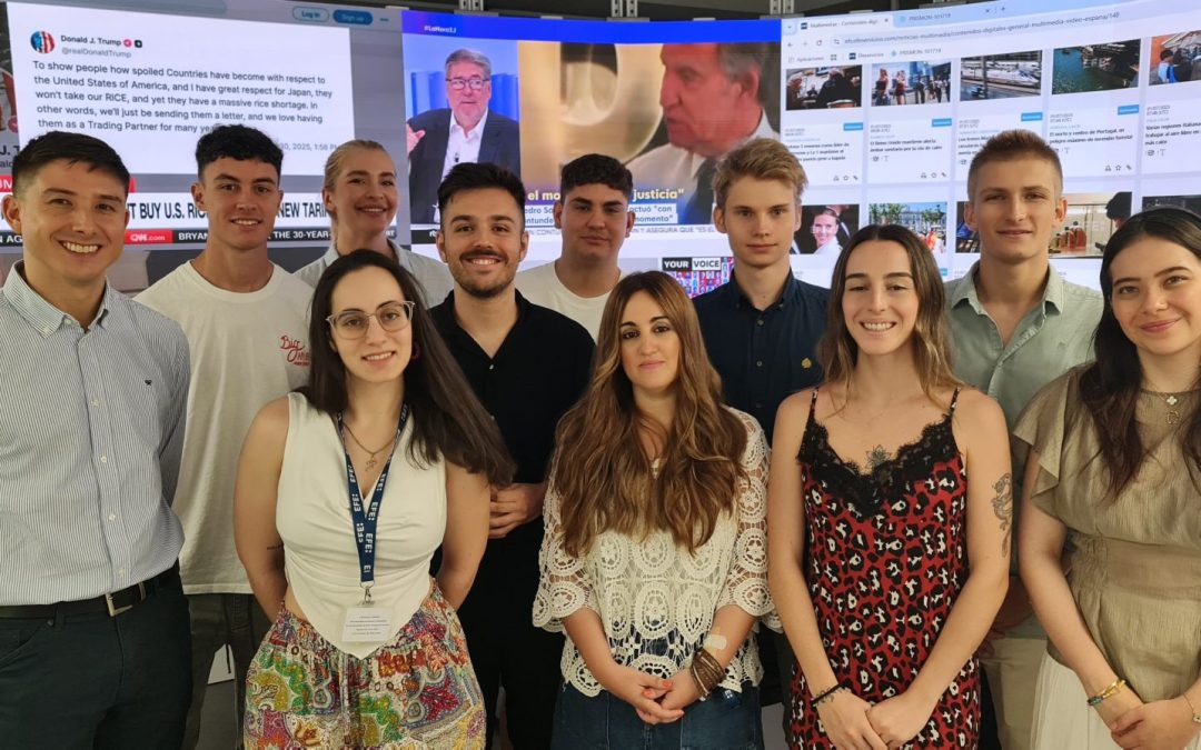 Veinticuatro alumnos de periodismo de toda España comienzan las prácticas de verano en EFE