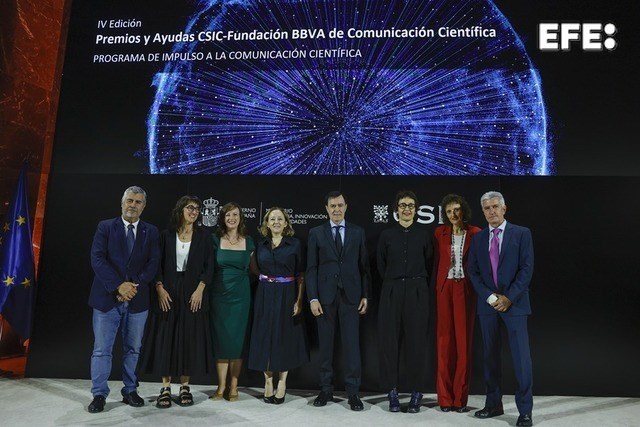La sección de Ciencia de la Agencia EFE recoge el Premio CSIC-Fundación BBVA de Comunicación Científica