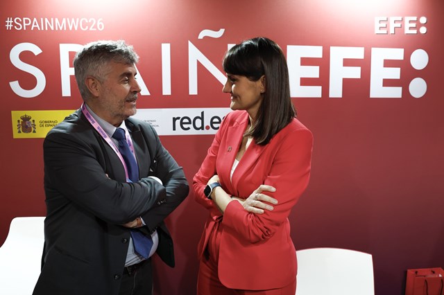 El presidente de la Agencia EFE refuerza la presencia de marca de la Agencia en el Mobile World Congress de 2026